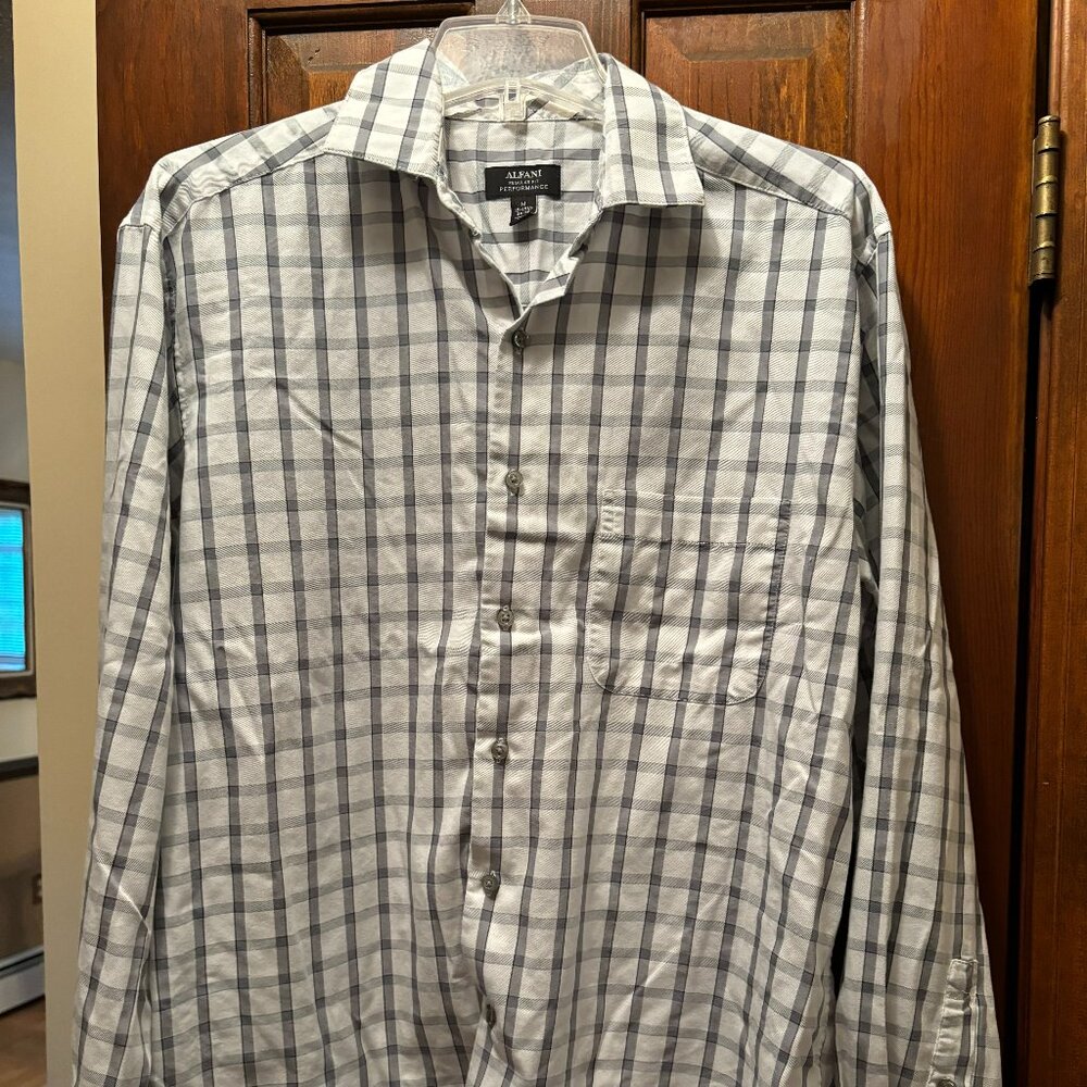 Alfani Performance long-sleeve button-down shirt - Men's Regular Fit M